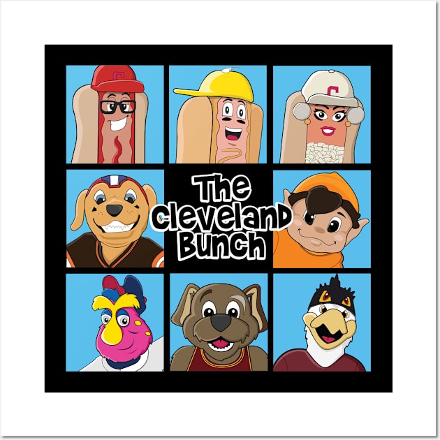 The Cleveland Bunch Wall Art by DeepDiveThreads